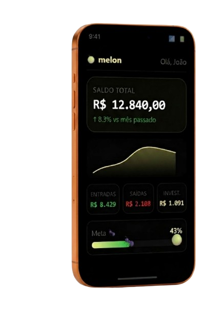 Melon Wallet no celular